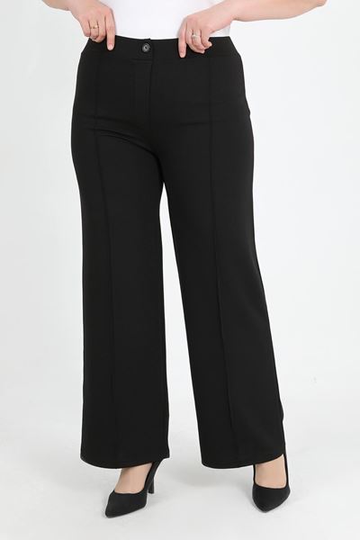 Picture of STRETCH TROUSERS WIDE LEG